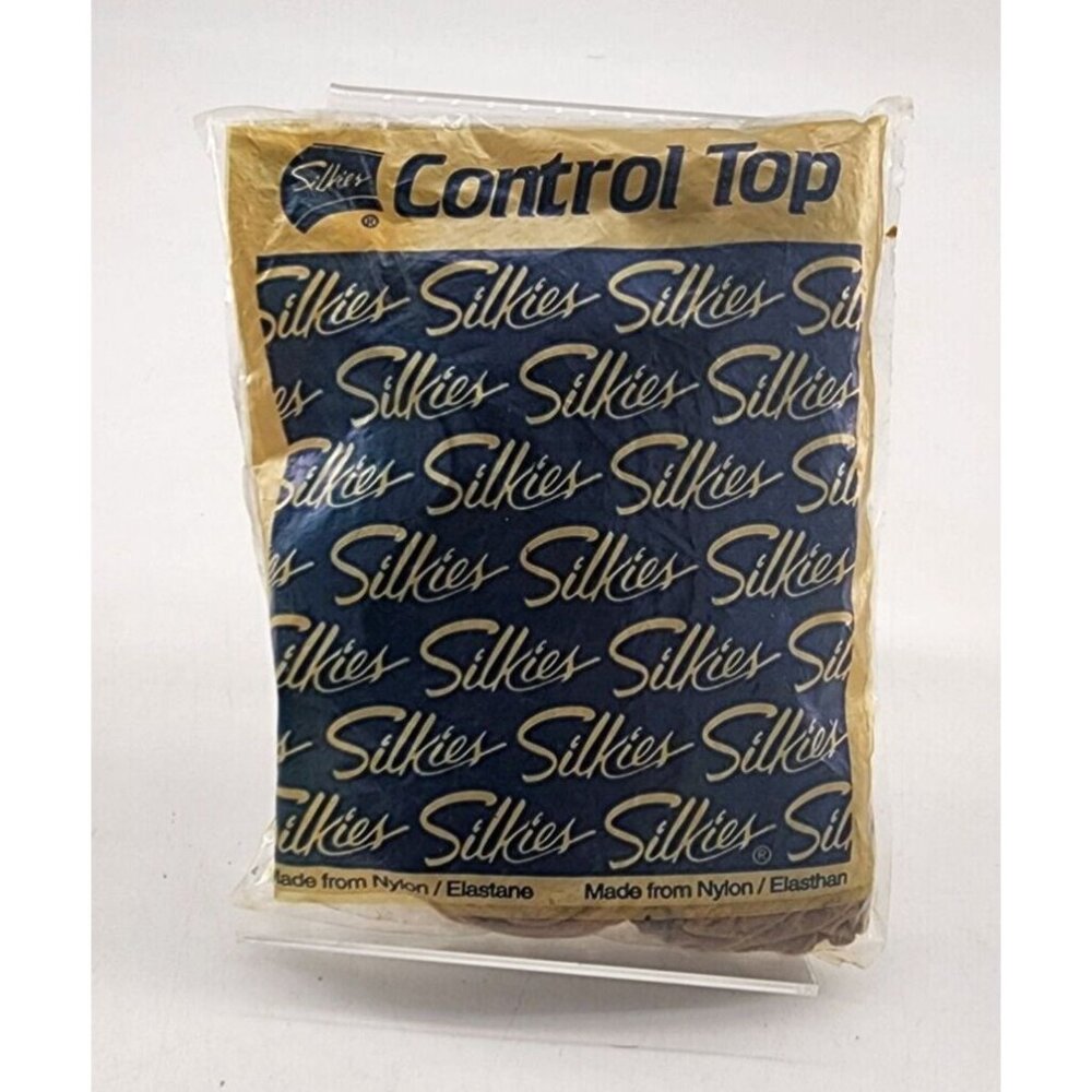 Silkies Control Top Support‎ Leg Pantyhose Style 722 Beige Size Medium